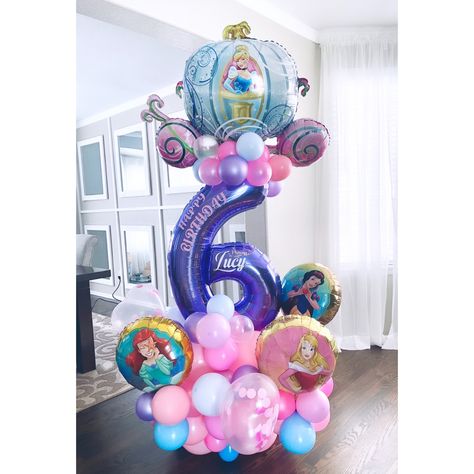 Princess Birthday Party Balloons, Disney Princess Birthday Balloons, Disney Princess Balloon Bouquet, Cinderella Balloon Decorations, Disney Princess Balloon Decorations, Princess Birthday Balloons, Disney Princess Balloons, Disney Princess Balloon Arch, Disney Princess Balloon Garland