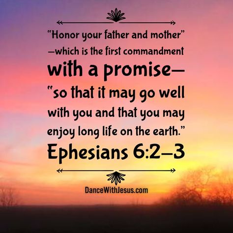 Ephesians - Belief and Behavior   "Honor your father and mother" were the words whispered to me one day as I was going about my work. What?, I do love them. Again, "honor your father and mother" in an almost audible voice to my heart and impressed on my mind. My parents lived in Oklahoma.… Love Your Parents Quotes, Honor Your Father And Mother, Honor Your Parents, Faith Growth, Momma Quotes, First Commandment, Yeshua Messiah, Love Your Parents, Ephesians 6