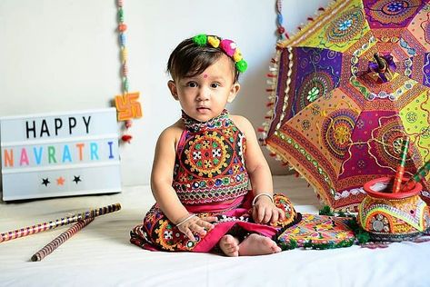 Navratri Baby Girl Shoot, Navaratri Photoshoot For Baby, Baby Navratri Photoshoot, Navratri Photoshoot Ideas For Baby, Navaratri Baby Photoshoot Ideas, Navratri Baby Photoshoot Ideas, Navratri Theme Baby Photoshoot, Navratri Photoshoot Ideas, Navratri Photoshoot