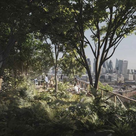 https://monogram.partners Nyc Projects, Rooftop Terrace Design, Forest Bathing, Imagine If, Real Estate Investment, Forest Garden, Terrace Design, Rooftop Garden, Forest Design