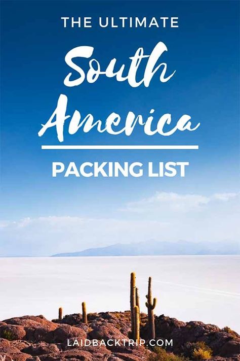 South America Travel Destinations, Backpacking South America, Ultimate Packing List, South America Destinations, Packing Lists, Work Opportunities, Work Online, Packing List For Travel, Travel South