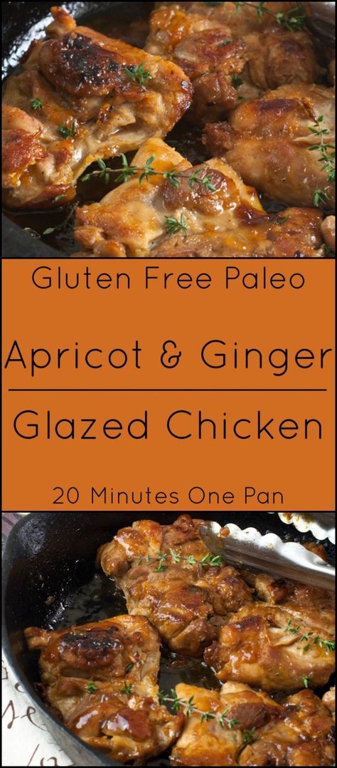 Apricot Chicken Curry, Apricot Ginger Chicken, Chicken Apricot Recipes, Ginger Glazed Chicken, Dairy Free Dinner Recipes, Paleo Easter, Recipes Corn, Jewish Foods, Dairy Free Recipes Dinner