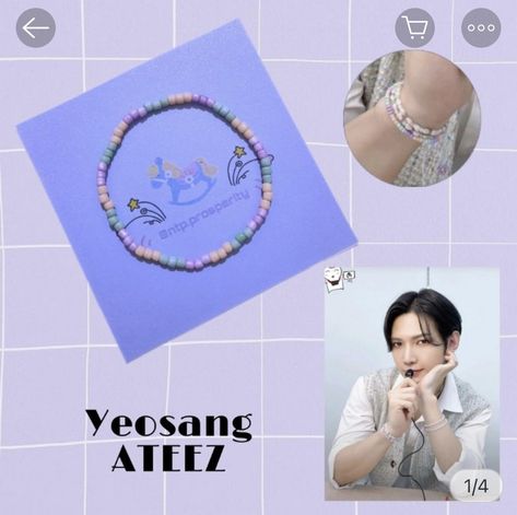 Concert Headbands, Trendy Jewelry Ideas, Jewelry Kpop, Bracelet Template, Pop Beads, Small Bead Bracelet, Pop Jewelry, Ateez Yeosang, Diy Beaded Rings