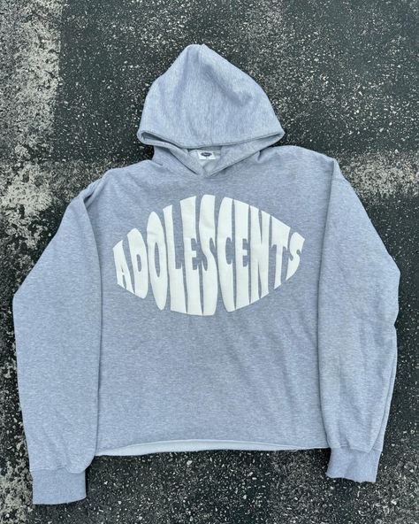 Adolescents “Puff” Hoodies Available May 15th •$58 USD •100% Cotton •Puff Print + Screen Print Combo •Drop Shoulders •Oversized Cut Hoodie •350 GSM Medium Weight Sign Up To Become a VIP Member and get Early Access For ALL Future Drops‼️‼️Link in bio #reels #explorepage #adolescents #clothingbrand #streetwear #hoodies #brandowner Puff Print Hoodie, Puff Hoodie, Cut Hoodie, Compression Wear, Print Screen, Puff Print, Activewear Fashion, Gym Wear, Sport Wear