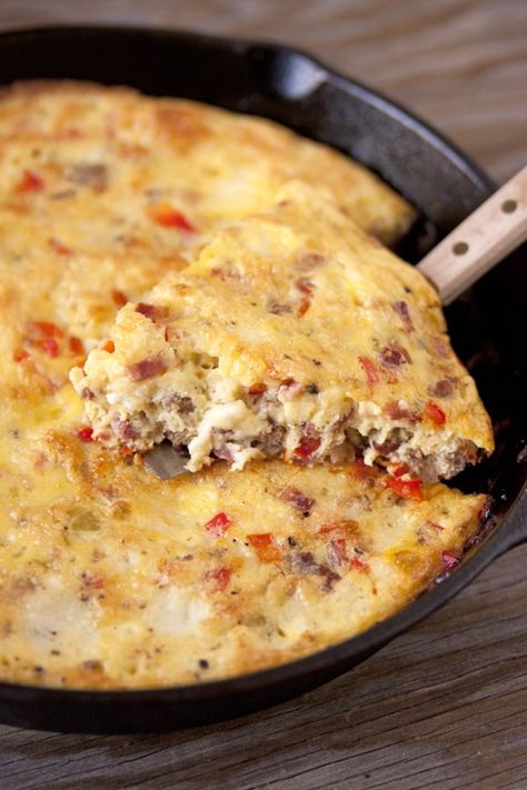 meat lovers frittata Bueno Recipes, Turkey Breakfast, Meat Lover, Classic Breakfast, Frittata Recipes, Healthy Lunches, Spread Recipes, Authentic Mexican, Meat Lovers