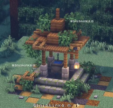 Lake Minecraft, Minecraft Lake, Coquette House, Minecraft Addons, Minecraft Shops, Aesthetic Building, Minecraft Forge, Minecraft Interior Design, Well Design