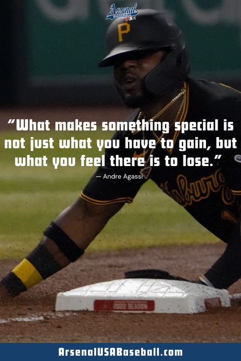 Baseball Motivational Quotes, College Recruiting, Baseball Pitcher, Andre Agassi, Baseball Quotes, College Baseball, Mike Trout, Mlb Players, Warrior Quotes