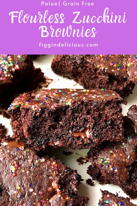 Gluten Free Zucchini Brownies, Zucchini Desserts, Chocolate Zucchini Brownies, Brownie Treats, Dairy Free Brownies, Zucchini Brownies, Raspberry Brownies, Healthy Zucchini, Healthy Grains