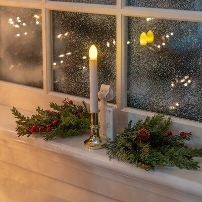 Solar Window Candles, Window Candles Christmas, Led Window Candles, Christmas Window Candles, Lighted Tree Branches, Window Candle, Led Window, Solar Windows, Lead Windows