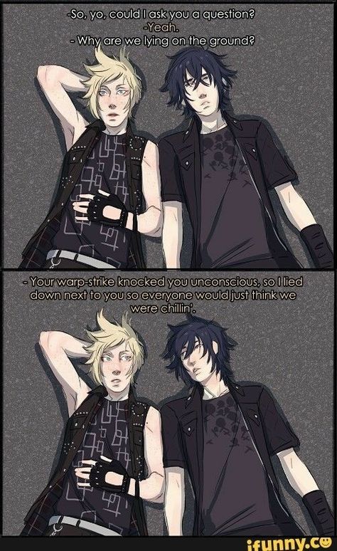 Promptis Ffxv, Noctis Ffxv, Noctis Prompto, Final Fantasy Funny, Prompto Argentum, Final Fantasy Collection, Final Fantasy Artwork, Walking Tall, Final Fantasy Art