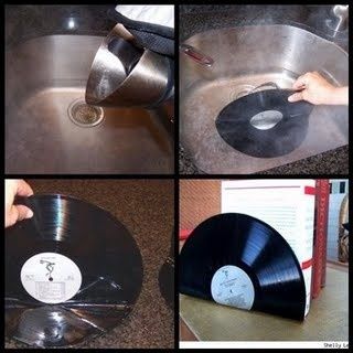 Record Purse, Vinyl Record Crafts, Record Crafts, Old Records, Diy Lampe, Deco Originale, Diy Vinyl, Cool Ideas, Crafty Diy