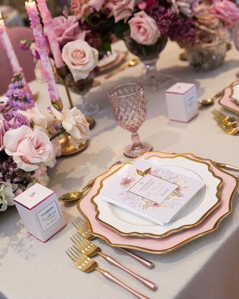 Pink Table Settings, Pink Sweet 16, Moms 50th Birthday, Cherry Blossom Wedding, Dinner Party Table, Wedding Plates, Butterfly Baby Shower, Event Backdrop, Birthday Brunch