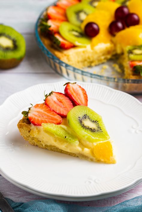 Crostata di Frutta (Italian Fruit Tart) – Little Pans Italian Fruit, Desserts Table, Fruit Tart Recipe, Tart Recipe, Shortcrust Pastry, Pastry Cream, Fruit Tart, Tart Recipes, Perfect Desserts