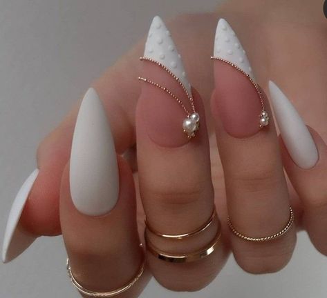 Summer Nails Inspo 2023 Wedding Nails Design, Bride Nails, Festival Nails, Nagel Inspo, Cat Kuku, Bridal Nails, Elegant Nails, Classy Nails, Bling Nails