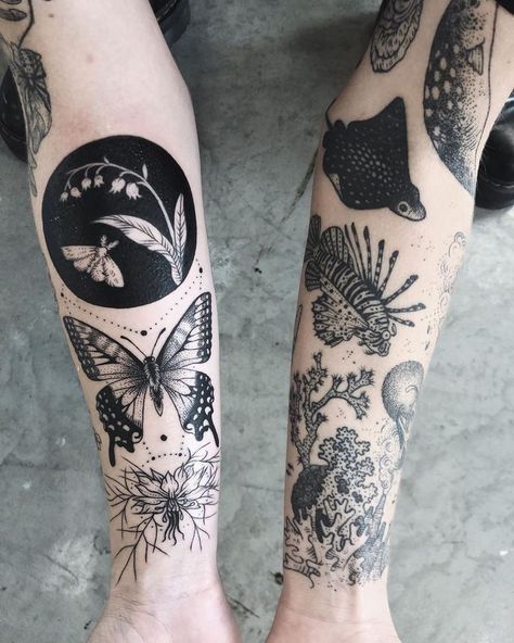 Natur Tattoo Arm, Bodysuit Tattoos, 16 Tattoo, Tiger Swallowtail, Tattoo Zeichnungen, Tattoos Geometric, Irezumi Tattoos, Initial Tattoo, Tattoo Women