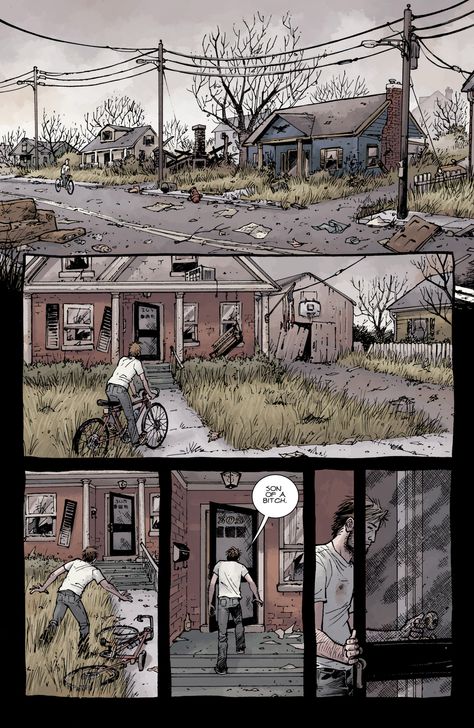 Horror Comic Art Pages, Twd Comic Panels, Horror Comic Panels, Zombie Comic Art, Twd Comic Art, The Walking Dead Comics, Zombie Comic, Indie Comics Art, Walking Dead Comic