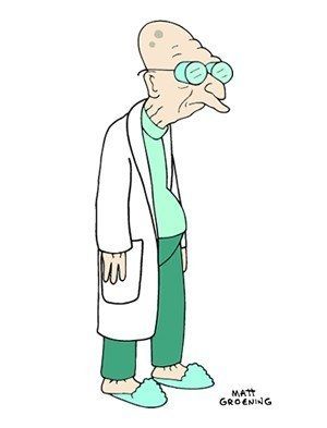 Hubert Farnsworth from Futurama | Buzzfeed: Fake TV Professors You Didn't Know You Could Rate On RateMyProfessors.com Futurama Professor, Futurama Characters, Stitch Things, Cartoons 80s 90s, Simpsons Characters, Portrait Cartoon, 90s Cartoons, Character References, Cartoon Network Adventure Time