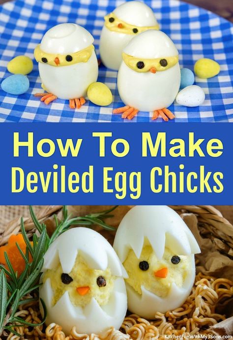 Deviled Eggs Recipe Best Easy, Simple Deviled Eggs, Deviled Egg Chicks, Easter Chick Deviled Eggs, Deviled Eggs Recipe Best, Delicious Deviled Egg Recipe, Easy Deviled Eggs Recipe, Simple Deviled Eggs Recipe, Chicken Deviled Eggs