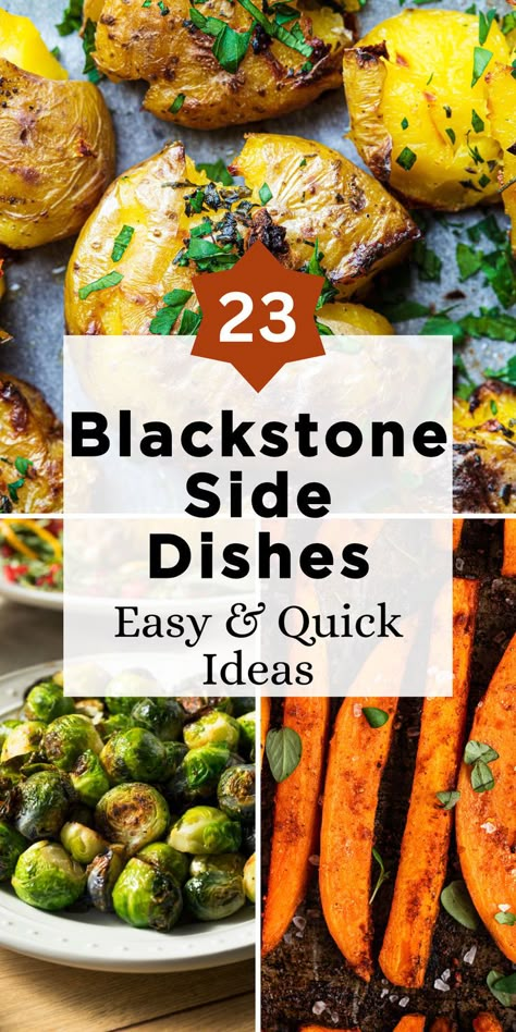 Blackstone Sides Dishes, Blackstone Roasted Veggies, Blackstone Veggie Sides, Black Stone Vegetable Recipes, Griddle Sides Recipes, Blackstone Grill Recipes Vegetables, Blackstone Grill Veggie Recipes, Sides To Cook On Blackstone, Blackstone Mushrooms