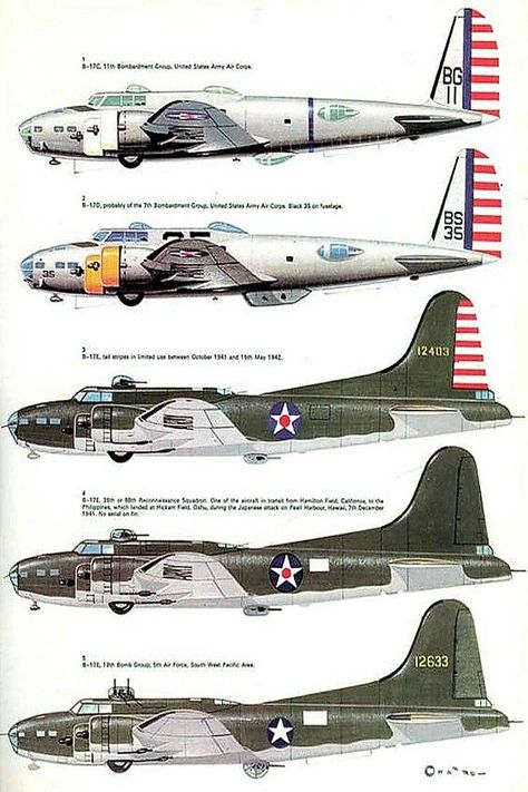 Boeing B-17 "Flying Fortress", variants Airplane Ideas, Aircraft Camouflage, Jet Fighter Pilot, Strategic Air Command, Wwii Fighter Planes, Tactical Life, Wwii Airplane, Flying Fortress, Wwii Fighters