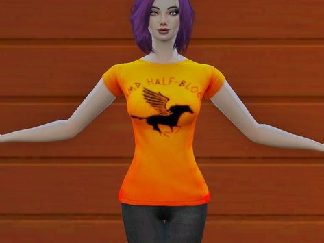 -Sectumsempra-'s Camp Half-Blood Percy Jackson Sims 4 Cc, Camp Half Blood Shirt, Percy Jackson Drawings, Blood Shirt, Sims Packs, Sims 4 Cc Finds, Ts4 Cc, Half Blood, Camp Half Blood