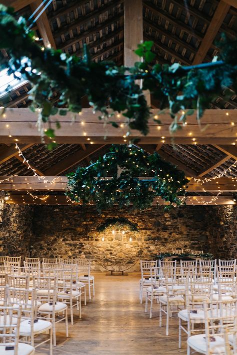 Converted barn winter wedding scene, Low Hall The Lakes, The Lake District. Sally T Photography #lowhallthelakes #winterweddingdecor #barnwedding #rusticwedding Lake Wedding Venues, Botanical Wedding Inspiration, Lake District Wedding, Rustic Winter Wedding, Wedding Venues Uk, Cottage Wedding, Converted Barn, Wedding Scene, Instagram Wedding