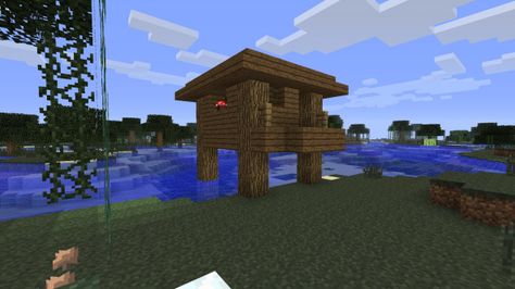 Minecraft Witch Hut Witch Hut Minecraft, Hut Minecraft, Witches Hut, Minecraft Witch, Witch Hut, Bird House, Minecraft, Witch, Computer