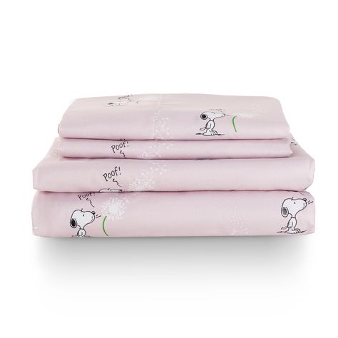 Berkshire Blanket, Microfiber Bed Sheets, Cute Character, Make A Wish, Bed Sheets, Snoopy, Bed, Pink