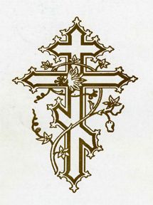 Byzantine Cross, beautiful design and anybody can pull it off!                                                                                                                                                                                 More Byzantine Cross, Orthodox Cross, Back Tattoo, Beautiful Design, Design