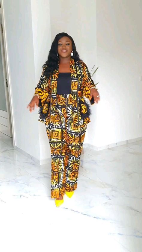 Simple Dress Styles, Boubou Styles For Women, African Print Jumpsuit, Ankara Styles For Women, Hairstyles Older Women, Women Hairstyles Long, 2piece Outfits, African Print Dress Ankara, Older Women Hairstyles Short