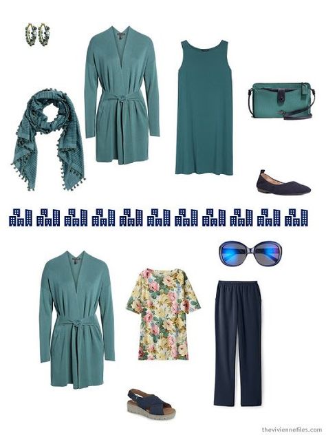 Floral Top Outfit, 2017 Outfits, Teal Outfits, Packing Wardrobe, The Vivienne Files, Vivienne Files, Core Wardrobe, Trip To New York, Travel Capsule Wardrobe