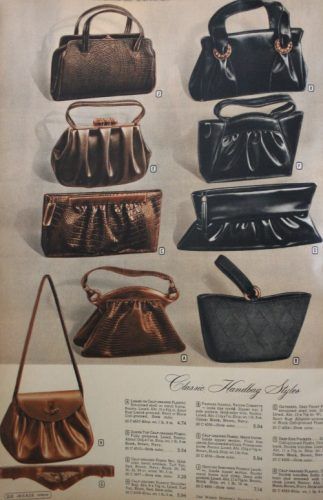 1940s bag fashion. 1947 handbags 1940 Style, Bags Online Shopping, Authentic Designer Handbags, Perfect Handbag, 40s Fashion, Classic Handbags, Handbags And Purses, Vintage Purses, Women Bags Fashion