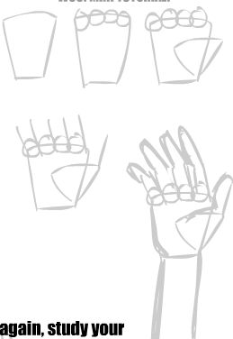 How To Draw Square Hands, Anatomy Drawing Practice, Blur Wallpaper, How To Draw Fingers, Drawing Anime Bodies, Back Drawing, Draw Hands, Drawing Hands, Art Tools Drawing