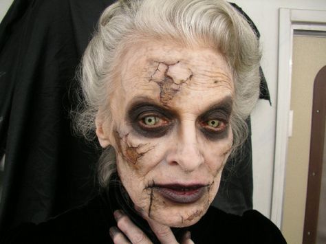 Judith Roberts (actress) Horror Boots Spfx Makeup, Galaxy Makeup, Horror Make-up, Effects Makeup, Witch Makeup, Special Fx Makeup, Horror Makeup, Theatrical Makeup, Character Makeup