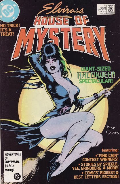 Dave Stevens Cover art House Of Mystery, Dave Stevens, Arte Pulp, Halloween Countdown, Horror Posters, Retro Horror, Old Comics, Bd Comics, Horror Movie Posters