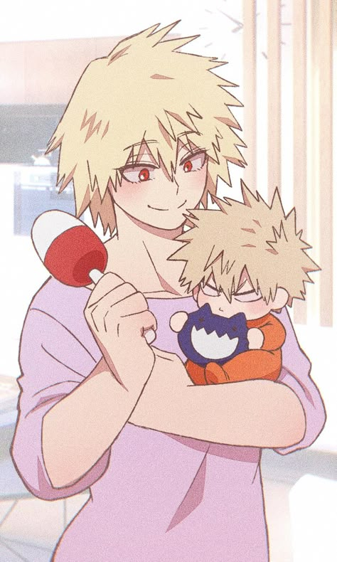 Bakugou Family, Mitsuki Bakugo, Bakugou And Uraraka, Bakugo Katsuki Fanart Cute, Bakugo Katsuki, Katsuki Bakugo, Katsuki Bakugou, Boku No Hero Academia Funny, Bakugou Katsuki