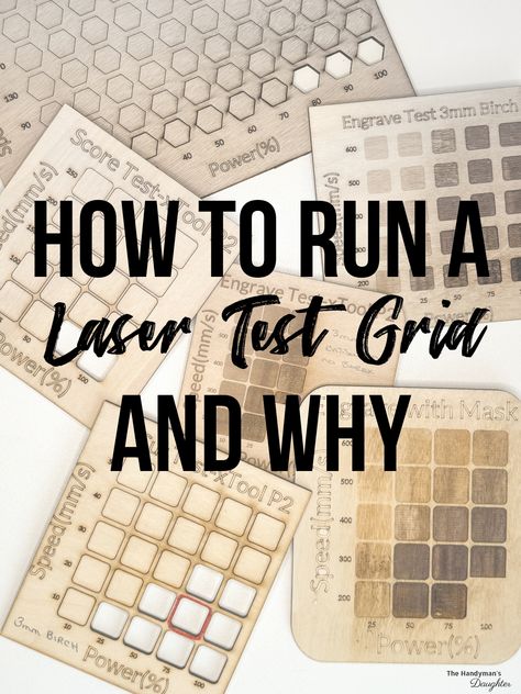 How to Run a Laser Test File (and Why!) Laser Engraving Blanks, Lazer Engraver Ideas Acrylic, Laser Engraving For Beginners, Xtool S1 40w Projects, Laser Printing Ideas, Wecreat Vision Laser Projects, Diy Laser Engraver Projects, Laser Etching Ideas, Xtool M1 Project Ideas