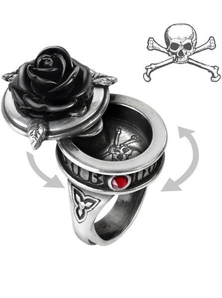 Bohemian Style Rings, Goth Ring, Gothic Engagement Ring, Steampunk Rings, Rings Boho, Alchemy Gothic, Poison Ring, Bohemian Style Jewelry, Steam Punk Jewelry