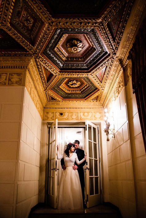 Omni William Penn Wedding | Kinley and Tony Obsessed with this back hallway at the Omni William Penn in PIttsburgh. #wedding #pittsburgh #weddingposes Omni William Penn Wedding, Food For A Wedding Reception, Food For A Wedding, Cranberry Wedding, Wedding Pittsburgh, Pittsburgh Wedding Venues, Storyboard Ideas, Rustic Summer Wedding, William Penn