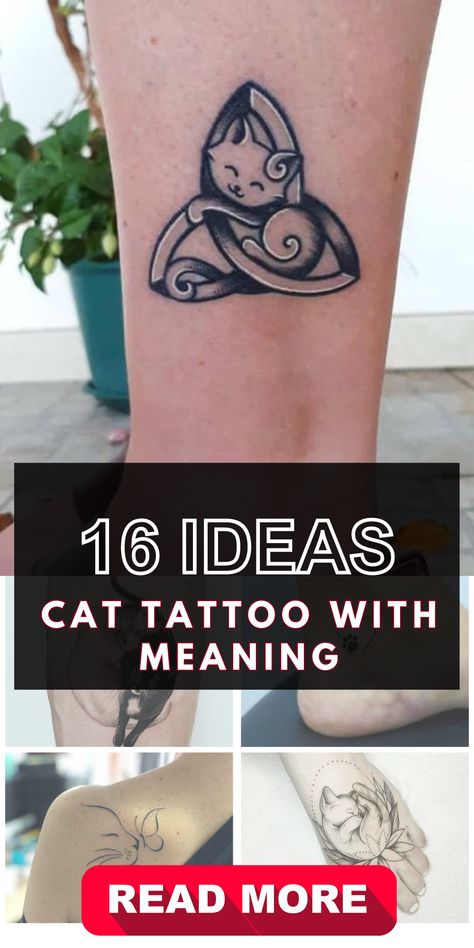 Unveil the significance of meaningful black cat tattoos and discover the powerful messages they convey. Explore a variety of designs that embody the essence of these tattoos and ignite your creativity. Cat Familiar Tattoo, Grim Reaper Cat Tattoo, Black Cat Wrist Tattoo, Cat Yin And Yang, Two Black Cats Tattoo, Black Cat Tattoos For Women, Celtic Cat Tattoo, Cat Related Tattoos, Magic Cat Tattoo