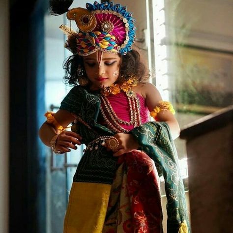 Krishna Costume For Kids, Krishna Costume, Krishna Photoshoot, Krishna Clothes, Krishna Dress, Kids Dress Boys, Disney Drawings Sketches, Dress For Kids, Costume For Kids