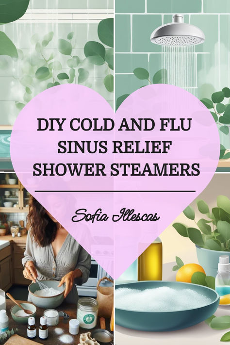 DIY Cold and Flu Sinus Relief Shower Steamers Sinus Relief Shower Steamer, Vapor Shower Steamers, Shower Decongestant Diy, All Natural Shower Steamers, Diy Eucalyptus Shower Steamers, Shower Fizzies Diy, Shower Steamer Recipe, Essential Oil Shower Steamers, Eucalyptus Shower Steamers