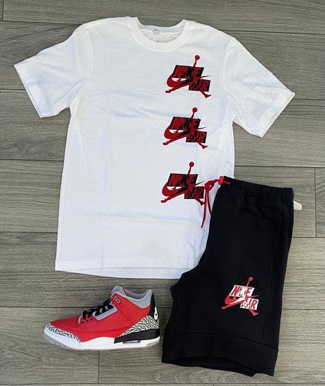 Jordan Clothes For Men, Jordan Apparel, Jordans Outfit For Men, Air Jordan Outfit, School Attire, Tee Outfits, Drippy Outfit, Polo Outfit, Cute Nike Outfits