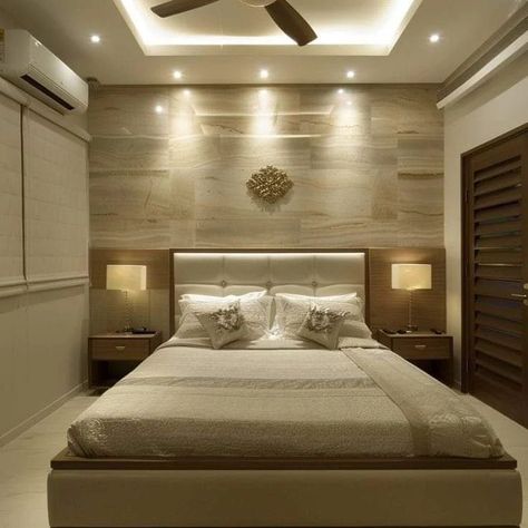 Bedroom Design ✨️| Interior design ✨️👌 . . . . #trendingpost #luxurybedroomdesign #smartlighting #bedroominteriors #trendinginterior #mainbedroom #luxuryinteriordesign #bedroomdecor #lightingdesign #bedroomdesign #sethiglassplywood #beforeandafter #explorepage #interiordesign #fypシ゚viralシfypシ゚viralシalシ #dreaminteriors #bedroominterior #tricepworkout #kitchengadgets #foodoftheday #traveltips #saiketan Creative Ceiling Design, 2024 Bedroom, Instagram Bedroom, Ceiling Design Ideas, Luxury Bedroom Design, Dramatic Lighting, Bedroom Goals, Main Bedroom, Smart Lighting