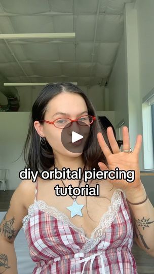 27K views · 225 reactions | Diy orbital piercing tutorial (inspired by Leah from Love Island) 🖤 

#orbitalpiercing #titaniumjewelry #earstyling #piercinginspo #piercedowl | Pierced Owl | altego_music · BIRDS OF A FEATHER X SAVE YOUR TEARS Helix And Orbital Piercing, Diy Ear Piercing At Home, Piercing Tutorial, Diy Piercing, Music Bird, Orbital Piercing, Save Your Tears, Titanium Jewelry, Love Island