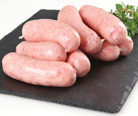 Banger Sausage Recipe, English Breakfast Sausage, Bangers Recipe, Sausage Making Recipes, Pork Sausage Recipes, Homemade Breakfast Sausage, Homemade Sausage Recipes, Breakfast Sausage Recipes, Polish Sausage