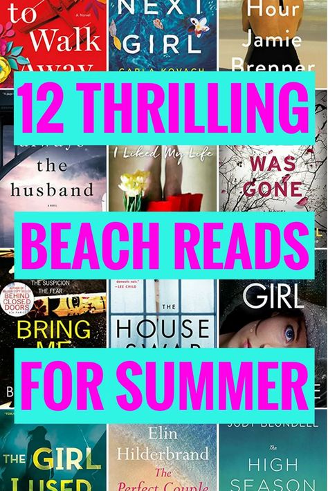 Summer Reading For Adults, Books For Vacation Reading, Summer Mystery Books, Best Summer Reads 2023, Summer Reading Lists For Women, Summer Thriller Books, Best Beach Reads 2023, Summer Reads 2023, Beach Reads 2022