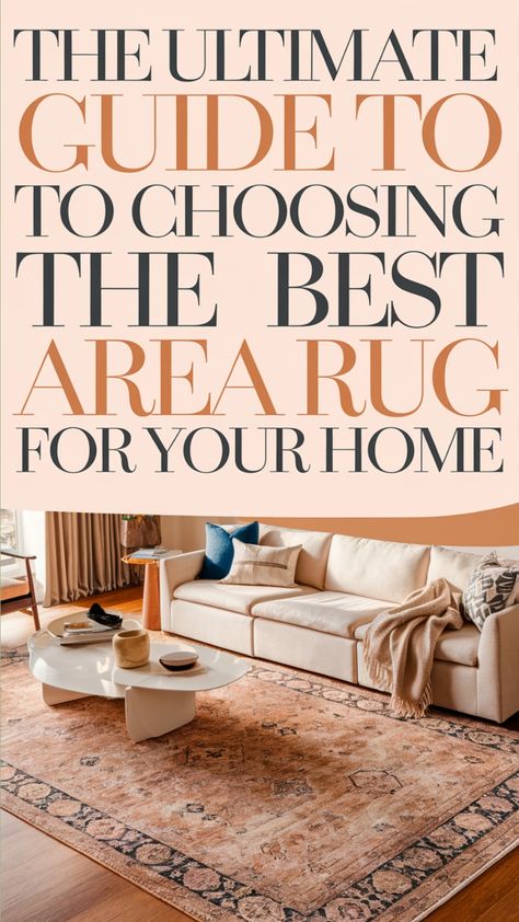 Here is a detailed and engaging product description for the ultimate guide to choosing the best area rug for your home:

Transform your space with confidence using our expert guide, packed with essential design principles, layout tips, and crucial Factors to consider when selecting the perfect area rug. Discover the top 10 purchasing mistakes to avoid and learn how to narrow down your search to find the ultimate fit for your furniture, decor, and lifestyle. From traditional to modern, this compr How To Choose Rug Color, Best Area Rugs, Design Principles, On The Floor, Open Floor Plan, The Floor, Colorful Rugs, Rugs In Living Room, Rugs On Carpet