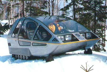 Ski Doo Mirage ii (1974 concept vehicle) Futuristic Transportation, Snow Vehicles, Atomic Space Age, Electric Cargo Bike, Vintage Sled, Snow Machine, Police Truck, Snow Sled, Off Road Buggy