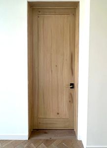 White Oak Interior Doors, White Oak Interior, One Panel Interior Door, Shaker Style Interior Doors, Oak Interior Doors, Mediterranean Interior Design, Oak Interior, Mediterranean Interior, Style Pantry